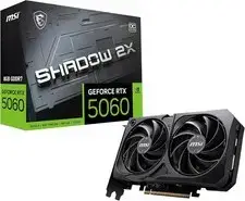 MSI RTX 5060 SHADOW (2X-8GB -OC) كرت شاشه