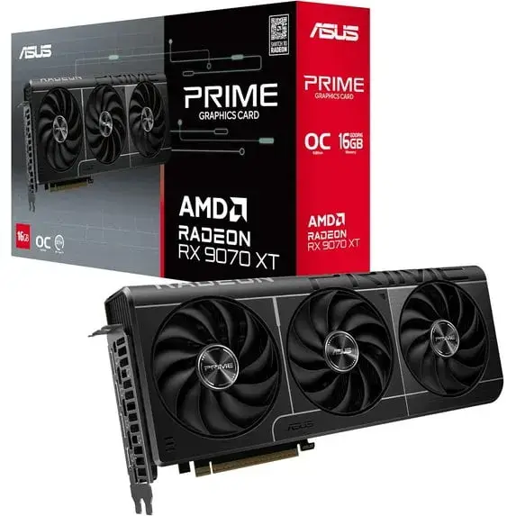 ASUS PRIME RX9070XT O16G كرت شاشه