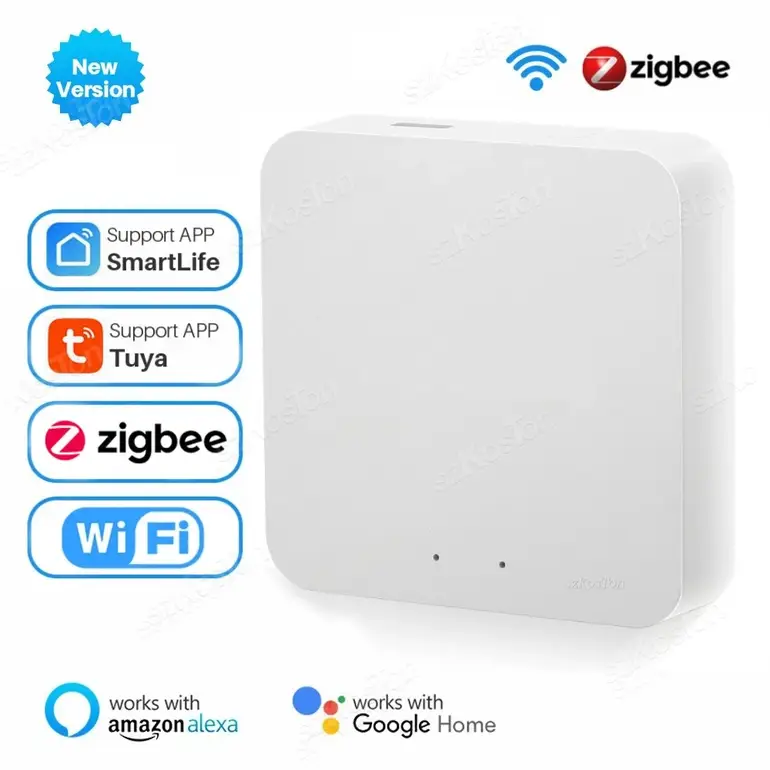 بوابة تويا زيجبي 3.0 الذكية (Tuya ZigBee Hub) - الجسر اللاسلكي للتحكم بالأتمتة المنزلية
