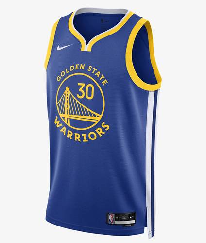 Golden State Warriors NBA jersey.