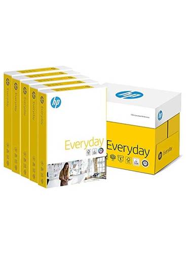 HP A4 Everyday Paper 210 x 297mm 80g each 500 sheets (Carton of 5 Reams 2500 sheets)