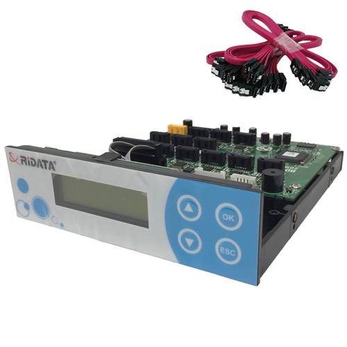 بطاقة تحكم Ridata SATA CD / DVD / Blu Ray الناسخ 1-11 شعلة متعددة الهدف 128 ميجابايت عازلة مع كابلات