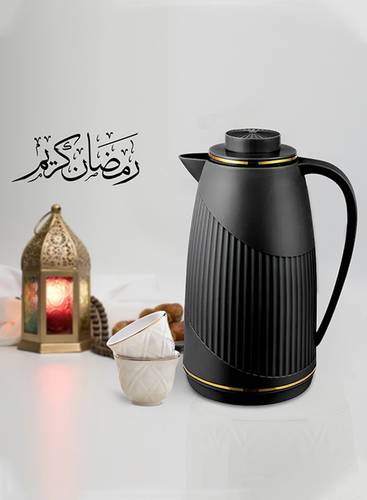 PLUMERO V.FLASK GOLDEN DESIGN 1.0 L BLACK 311117029