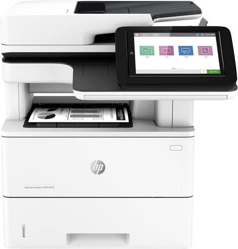 اتش بي طابعة ليزر جيت انتربرايز MFP M528dn أحادية اللون الكل في واحد مع ايثرنت مدمج وطباعة على الوجهين (1PV64A) ابيض
