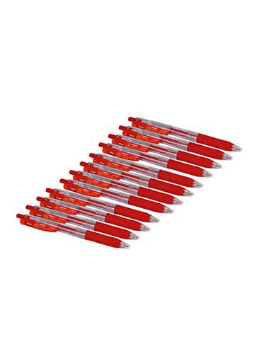 (ZEBRA SA-CLIP PEN 0.7 RED CLR BX OF 12 (104488
