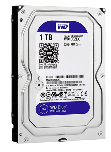 WD PC Desktop Hard Drive 1TB Blue WD10EZEX