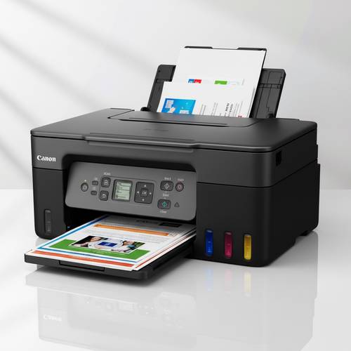 طابعة Canon Pixma G3470 - 3x1: نافثة للحبر الكل في واحد طباعة / نسخ / مسح ضوئي مع واي فاي.
