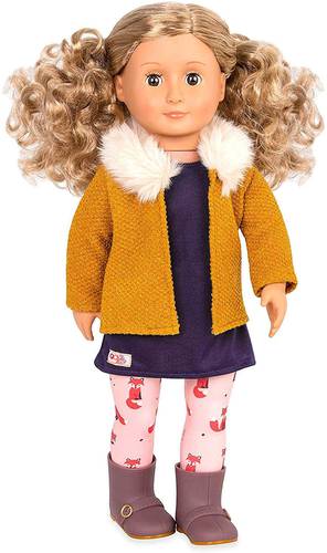 Our Generation Fashion Doll With Fox Tights And Vest BD31149Z 18 inch