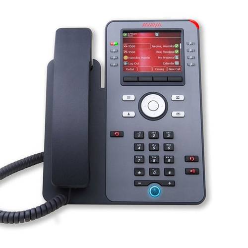 افايا هاتف مكتبي J179 SIP IP للأعمال 8 خطوط وشاشة ملونة 3.5 بوصة وPOE (مصدر الطاقة غير متضمن)