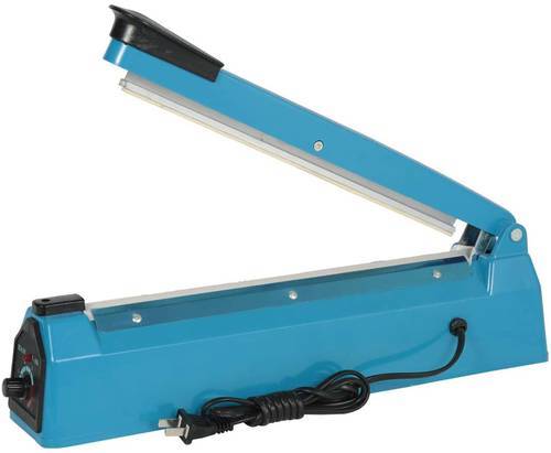 Plastic bag sealer blue 30 cm consisting of 10 pieces