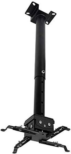 Ceiling mount bracket for projector with a length of 2 meter, black color