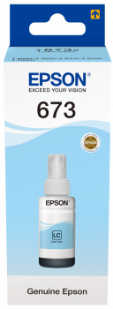 EPSON BOTTLE T6735 LIGHT CY 70ML