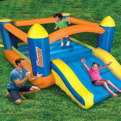 BANZAI Super Slide N Bounce Inflatable Bounce House ‎79137