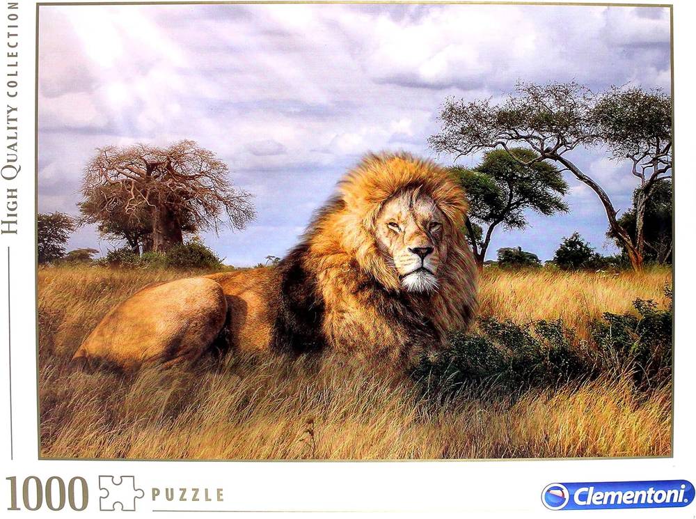 Clementoni Lion Puzzle 1000 Pieces -39479