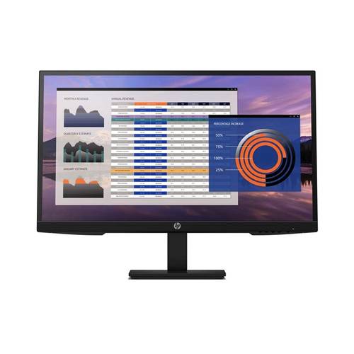 اتش بي شاشة عرض P27h G5 مقاس 27 بوصة تقنية IPS دقة FHD 1080p تردد 75 هرتز بزمن استجابة 5 مللي ثانية GtG ووضع الضوء الأزرق المنخفض وحامل VESA ارتفاع قابل للتعديل طراز 64W41AA - اسود