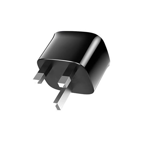 شاحن سريع بمنفذ USB مزدوج يعمل على شحن أجهزة متعددة بكفاءة - أسود