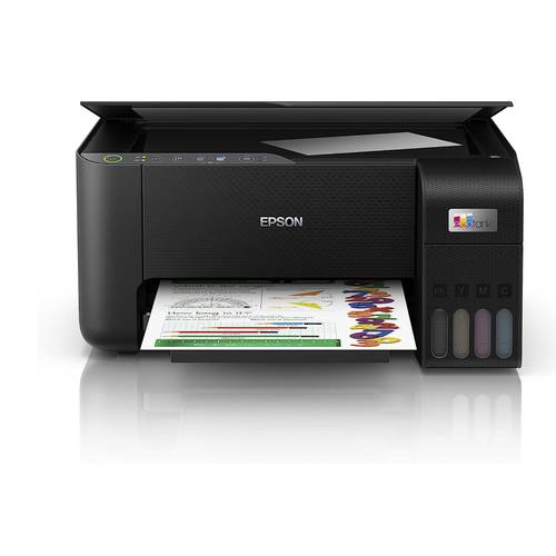 طابعة إبسون Epson Ecotank L3250 ذات خزان الحبر بحجم A4 ، ملونة ، طابعة 3 في 1 مزودة بواي فاي واتصال تطبيق Smartpanel