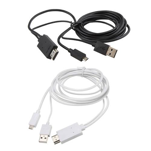 كيبل محول MHL Micro USB 3.0 الي HDMI 1080P FHD TV - متعدد الألوان