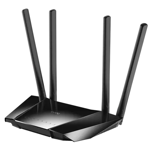 Cudy Router with 4G chip, model LT400, with N300 speed, 4 Ethernet ports, and VPN support for homes, offices, and cameras.