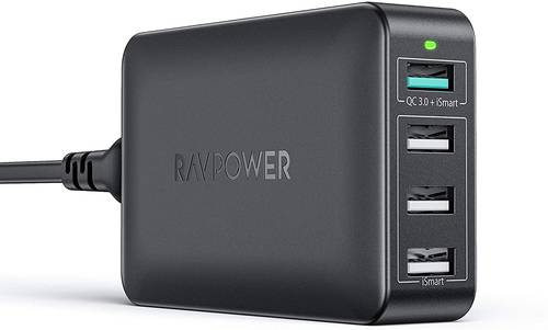 Rav Power RP-PC024 4-USB Port USB Adapter black