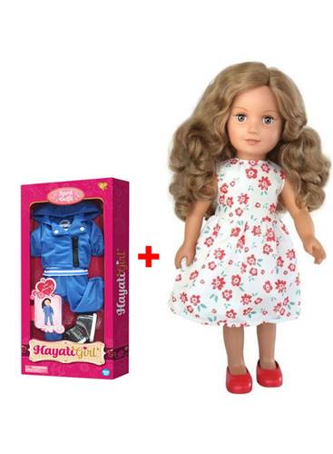 Hayati Girl Doll Fab Friends Siba TP100271 with Sports Outfit For Doll for free (TP100271-TP100094)