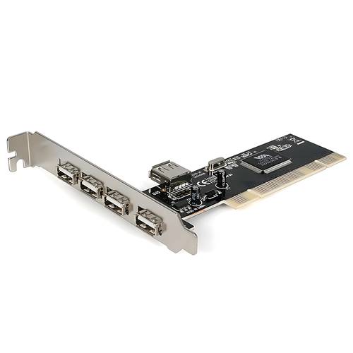 بطاقة محول PCI USB 2.0 عالية السرعة من اي داتا لايف أسود / فضي