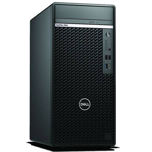 كمبيوتر مكتبي ديل أوبتي بلكس 7000 مزود بمعالج إنتل كور i7 12700 وذاكرة رام سعة 8 جيجابايت ومحرك أقراص صلبة سعة 1 تيرابايت ونظام تشغيل دوس أسود