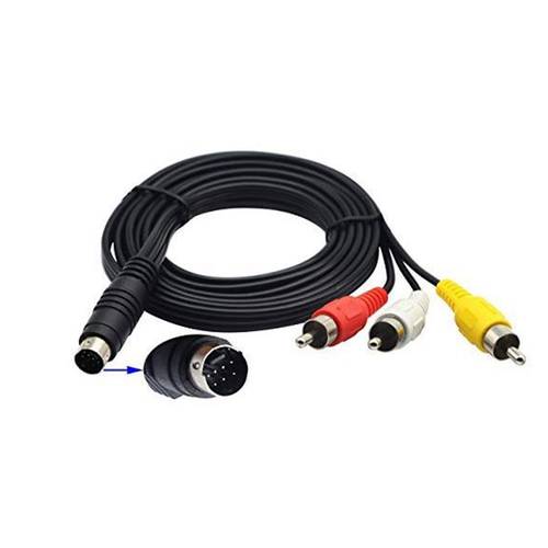 تايمي كابل 7 دبوس S-Video الى 3 RCA للشاشات بطول 2 متر