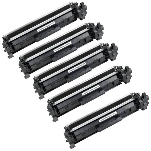 خرطوشه حبر ليزر CF217A أسود مكونه من 5 قطع 