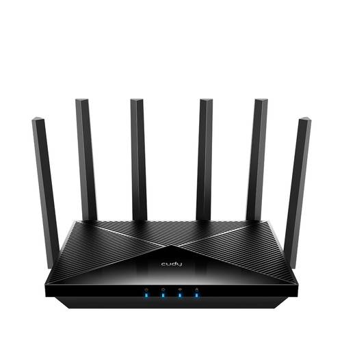 Cudy WR6500 WiFi Router 7 BE6500 Dual Band with 5 Gigabit Ports, Broadcom Processor and VPN Support for Mac and PC.