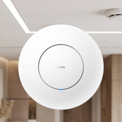 Cudy Indoor Ceiling Access Point AP1300 Gigabit, with PoE and Mesh support: Offers the highest streaming speeds and excellent coverage.