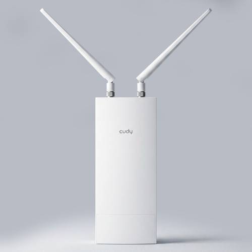 Cudy Access Point Model RE1200 Outdoor Signal Booster, with IP65 enclosure and PoE support: Offers maximum broadcast range and excellent coverage.