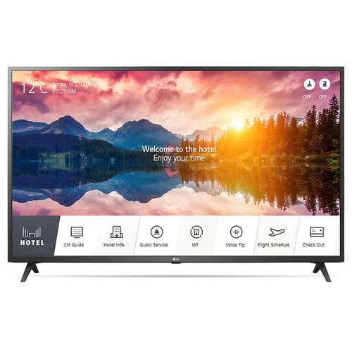 إل جي تلفزيون LED برو UHD 4K الذكي التجاري سنتريك مقاس 55 بوصة للفنادق طراز 55US660H - اسود