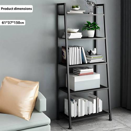 5-Tier Multi-Purpose Steel Storage Rack for Office, Kitchen, Living Room, Bedroom - 61x37x150cm - Multiple Colors