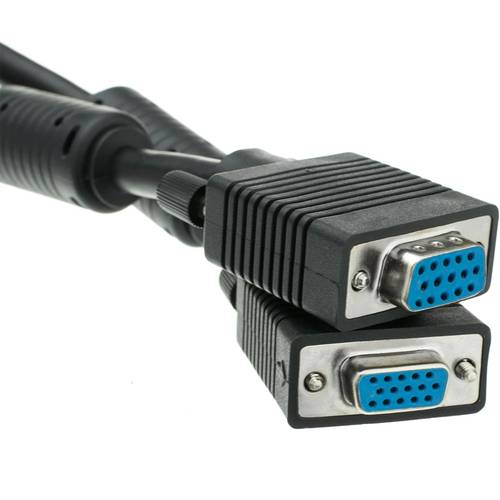 كيبل VGA نوع انثى-الي-انثى - طول 20 متر - اسود