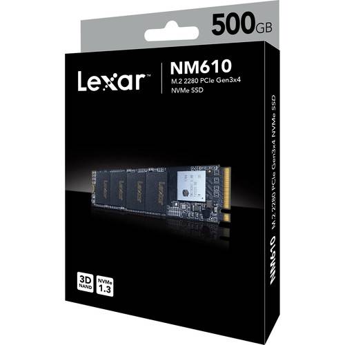Lexar NM610 M.2 2280 NVMe SSD 500GB LNM610-500RB