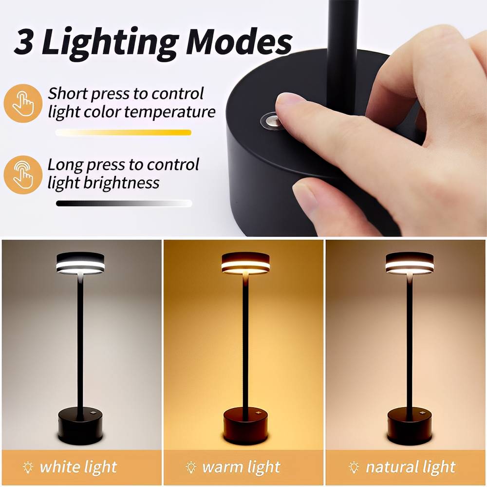 مصباح طاولة LED لاسلكي