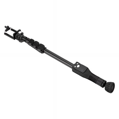 yunteng vct- 388 Premium extendable selfie stick holder with 360 degree rotatable holder for smartphones and cameras - Black