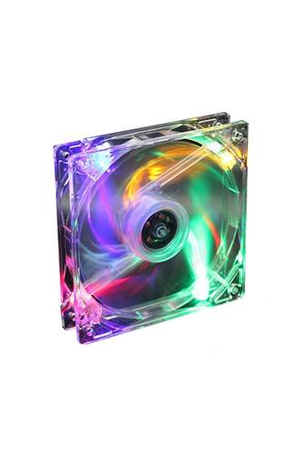 مروحة تبريد 12 فولت مقاس 8سم مروحة مضيئه | RGB PC FAN 8 CM