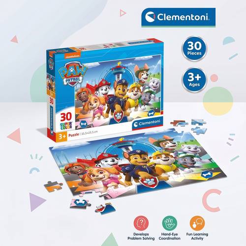Paw Patrol Kids Puzzle 30 Pieces - Jigsaw Puzzle, Educational Toy for Developing Intelligence - Ages 3 and up.