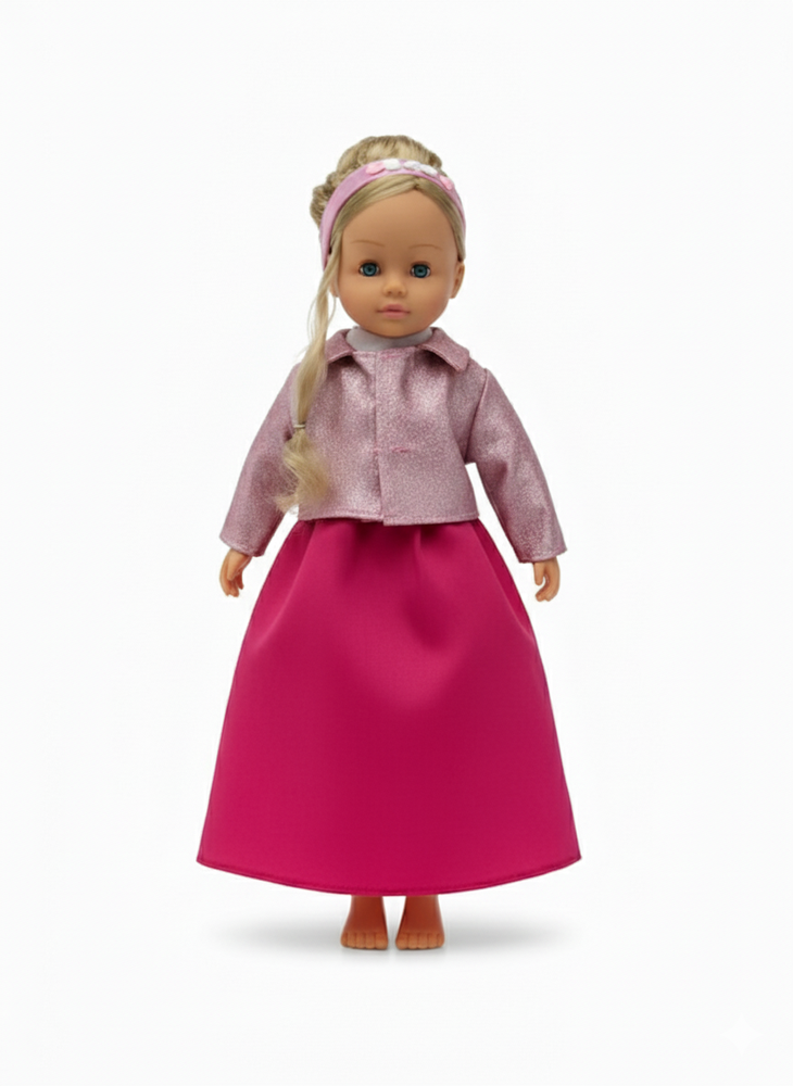 Girlz Fashion Doll 46 cm Pink/rose Dress
