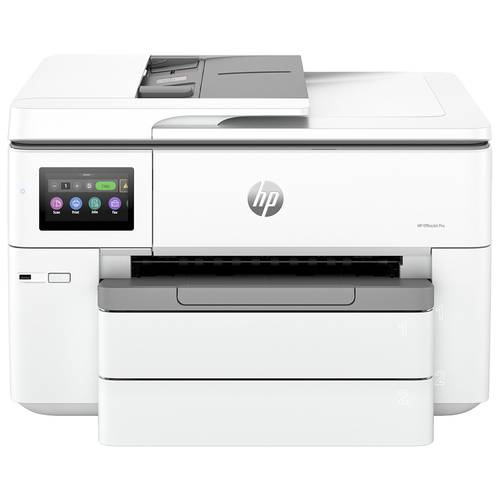 اتش بي طباعة OfficeJet Pro 9730 متعددة الوظائف بالألوان نافثة للحبر ومزودة بخاصية Wi-Fi وماسح ضوئي وناسخة - ابيض