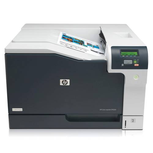 اتش بي طباعة Color LaserJet Professional CP5225dn متعددة الاستخدامات للطباعة بالألوان عالية الجودة بسرعة 20 صفحة في الدقيقة وطباعة مزدوجة على الوجهين مع إيثرنت مدمج - ابيض