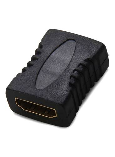 محول إتش دي إم أي أنثى إلى أنثى أسود - F HDMI to F HDMI Connector