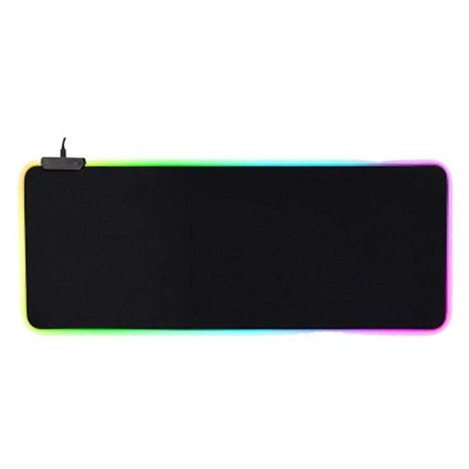Non-Slip Rubber Base RGB Extended Gaming Mouse Pad with 10 Lighting Modes 80x30