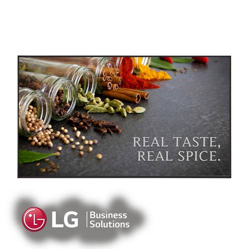 شاشة عرض LG فائقة الوضوح UH7N-E، شاشة IPS بدقة 4K UHD مقاس 55 بوصه، بنظام تشغيل LG webOS، معدل تحديث 60 هرتز، نظام تشغيل webOS 6.0، ذاكرة داخلية 16 جيجابايت.