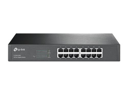 TP-LINK TL-SG1016D 16 Port Gigabit Desktop/Rackmount Switch Black
