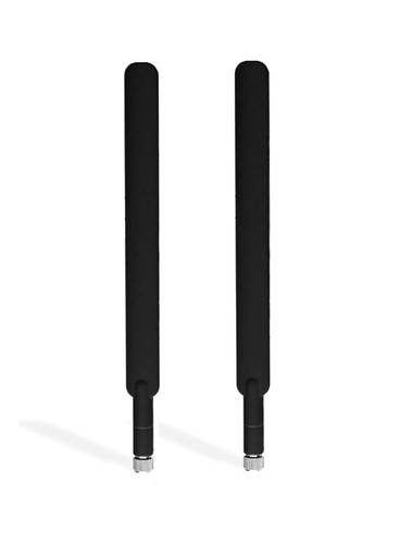 Antenna Router, 2pcs 4G LTE Signal Gain Antenna for B310 / B593 / B315s / E5186s CPE Router, Excellent Workmanship, Excellent Electrical Performance, Black Color