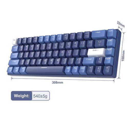 لوحة مفاتيح ميكانيكية Magegee MK Box BLUE