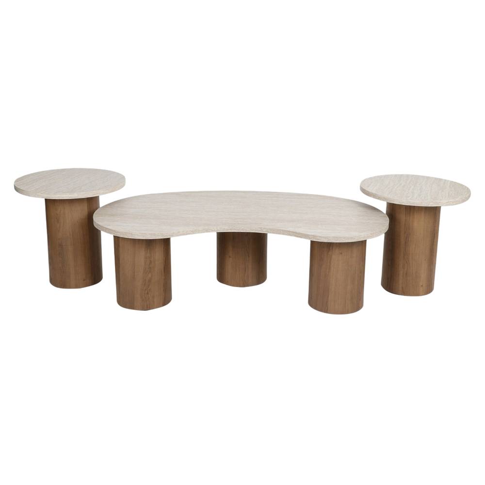  Modern Multi-Color Coffee Table Set – Contemporary Design 